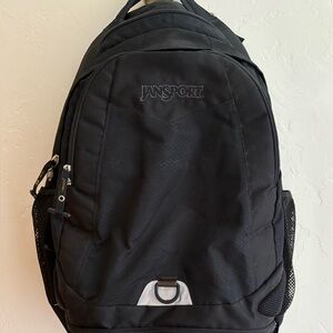 Jansport Black Backpack Boost Multi-Pocket Unisex Backpack w/ padded Laptop Pot